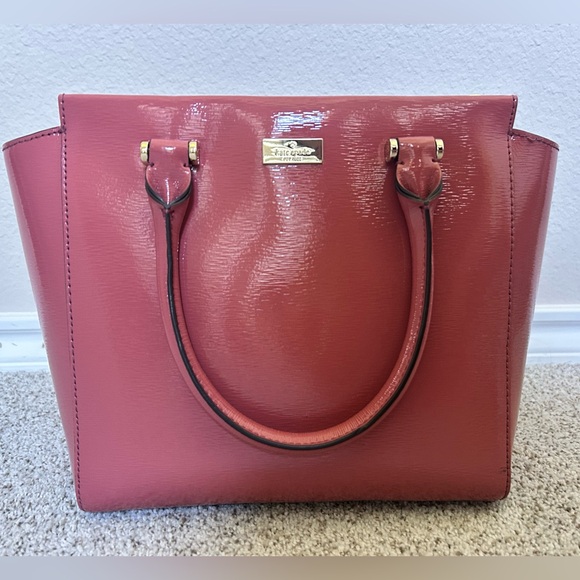 kate spade Handbags - Kate Spade Bixby Place Medium Spring Satchel in Pomegrante Pink